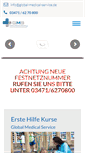 Mobile Screenshot of global-medical-service.de