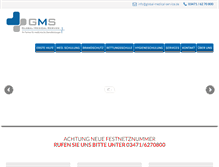 Tablet Screenshot of global-medical-service.de